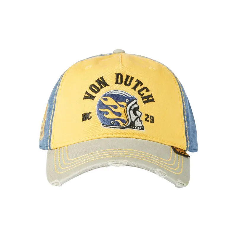 cafe 4 racer - Von Dutch Baseball retro cap helmet - Von Dutch Caps 