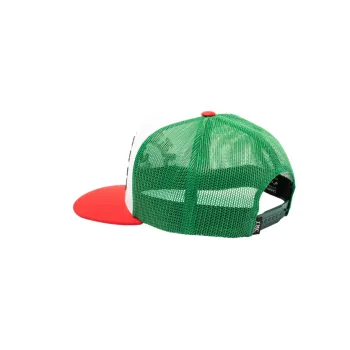 cafe 4 racer - Loser Machine Fanatic cap red/white/green - Loser Machine Company Caps 