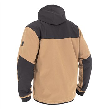 cafe 4 racer - John Doe Mikina V3 Softshell Rip-Stop púšť/čierna - JOHN DOE Mikiny s kapucňou 