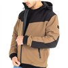 cafe 4 racer - John Doe Mikina V3 Softshell Rip-Stop púšť/čierna - JOHN DOE Mikiny s kapucňou 