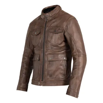 cafe 4 racer - WCC Sherpa lined flannel jacket navy/red - WEST COAST CHOPPERS Jackets 