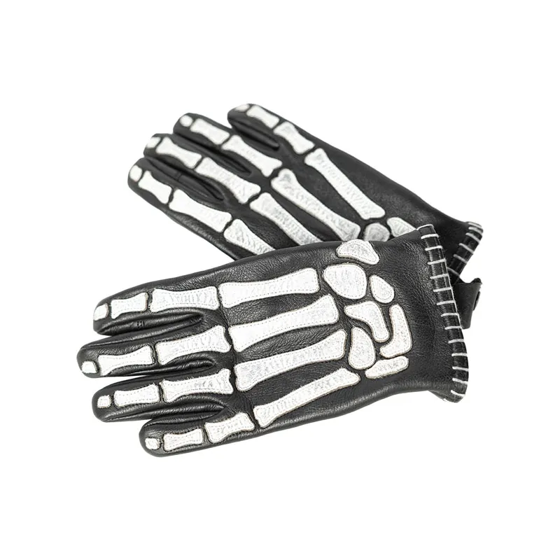 cafe 4 racer - John Doe Skeletor gloves black - JOHN DOE Gloves 