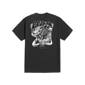 cafe 4 racer - Queen Kerosin Wild & Free t-shirt harvest pumpkin - KING KEROSIN Trička 
