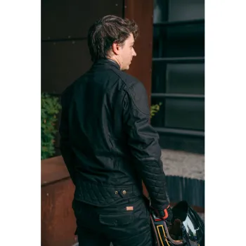 cafe 4 racer - By City Belfast III jacket black - By City Jackets 