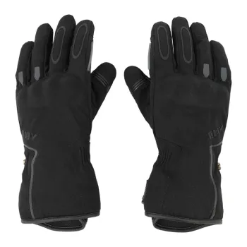 cafe 4 racer - Army Surplus fingerless leather gloves black - Army Surplus Gloves 