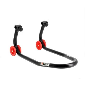 cafe 4 racer - Assembly Stand Front "DIAVOL" LV8 Universal with Pin Mount Black E601D - HS MOTO Germany Bike stands 4251352623317