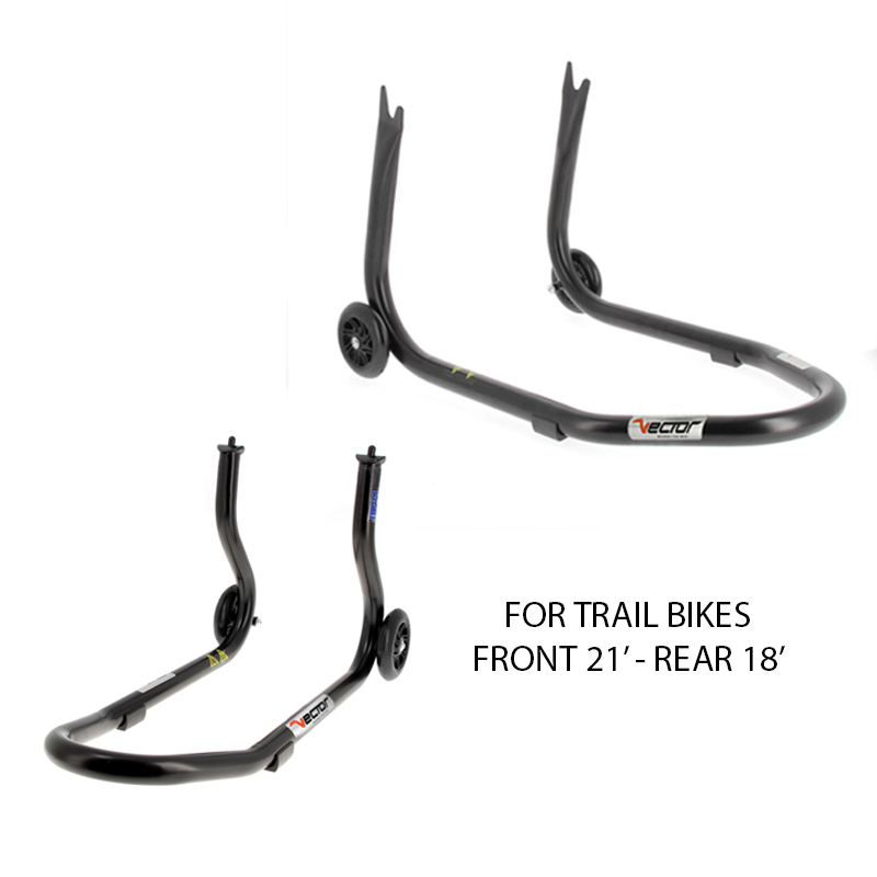 cafe 4 racer - VECTOR KIT STAND FRONT + REAR FIX TRAIL - VECTOR Bike stands 3073346
