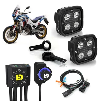 cafe 4 racer - DENALI dialdim kit d3 driv pan america - DENALI Denali Lighting KIT 3064474
