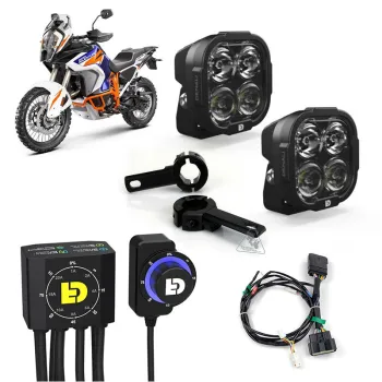 cafe 4 racer - DENALI dialdim kit ktm d4 - DENALI Denali Lighting KIT 3073179