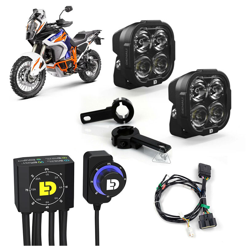 cafe 4 racer - DENALI dialdim kit ktm dl4 - DENALI Denali Lighting KIT 