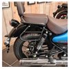 cafe 4 racer - LongRide, saddlebag holder. Black, Royal Enfield: 21-22 Meteor 350 - LONGRIDE Accessories & Holders 