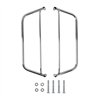 cafe 4 racer - LongRide, saddlebag holder. Chrome, 86-05 Softail (NU) - LONGRIDE Accessories & Holders 