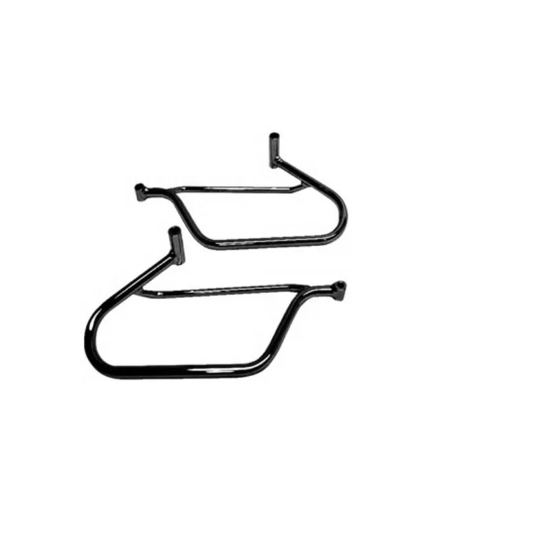cafe 4 racer - Longride saddlebag holder, chrome, Honda: 10-up VT 750 (R) Shadow RS - LONGRIDE Accessories & Holders 