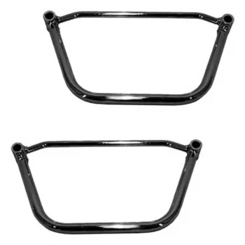 cafe 4 racer - LongRide, saddlebag holder. Matte black - LONGRIDE Accessories & Holders 