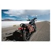 cafe 4 racer - Longride, ''Old Chopper'' waxed cotton saddlebag. Marron Brown, Universal - LONGRIDE Bags 