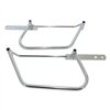 cafe 4 racer - LongRide, saddlebag holder. Chrome, 07-17 FXD 06-17 FXDB 06-14 FXDC (NU) - LONGRIDE Accessories & Holders 