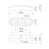 cafe 4 racer - BARRACUDA SKIN AIR NAKED  - BARRACUDA Standard mirrors 753610857426