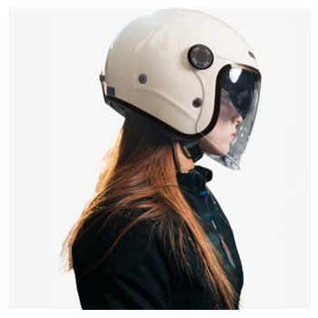 By City Metropolitan helmet beige shiny
