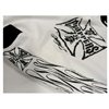 cafe 4 racer - WCC Worn Cross Waffle shirt white - WEST COAST CHOPPERS Shirts 