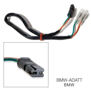 cafe 4 racer - Adapter Cable "KZB" HONDA NC750X 21-26 | Japanese-style 2-pin round connector (female), Ø 3.5 mm - HS MOTO Germany Adapter cable 4251352626707