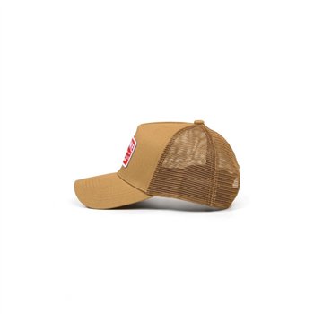cafe 4 racer - Motone COTTONDUCK Trucker Cap - Black Suede - Arch Patch - Motone Caps 