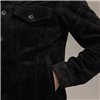 cafe 4 racer - Motone ROUGHNECK Reverse Suede Trucker Jacket (Black) - Motone Jackets 