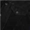 cafe 4 racer - Motone ROUGHNECK Reverse Suede Trucker Jacket (Black) - Motone Jackets 