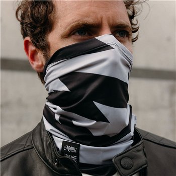cafe 4 racer - Motone LIGHTNING Nákrčník (Off-white/Černá) - Motone Nákrčníky & šátky 