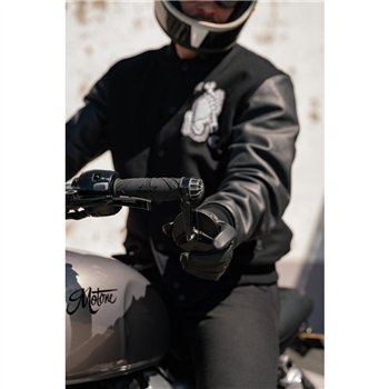 cafe 4 racer - Motone AERONAUT Billet Mirror - Type S Stealth 80mm - Motone Bar end mirrors 