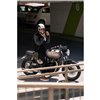 cafe 4 racer - Motone AERONAUT Billet Mirror - Type S Stealth 80mm - Motone Bar end mirrors 