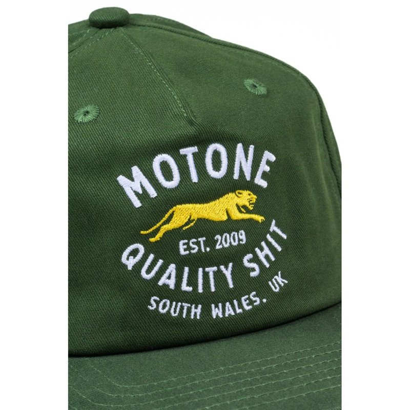 cafe 4 racer - Motone QUALITY-SHXT - 6-panelová vintage čiapka - Motone Šiltovka 