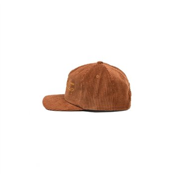cafe 4 racer - Motone ELECTRIC GOLD Cord Cap - Brown - Motone Caps 