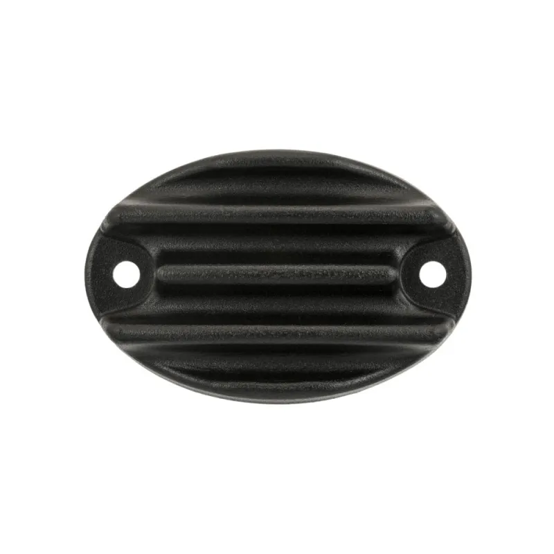 cafe 4 racer - Motone Royal Enfield Brake Reservoir Cover RE - Ribbed - Black - Motone ROYAL ENFIELD 