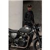 cafe 4 racer - Motone COACH Jacket - STEALTH Black/Black Logo/Reflective Rear Print - Motone Jackets 