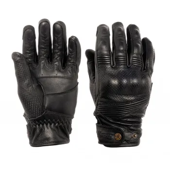 cafe 4 racer - Kožené rukavice bez prstov Fostex čierne - Army Surplus Rukavice 