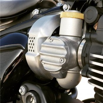 cafe 4 racer - Motone TPS Carb/Throttle Body Cover - Pair - Ribbed/Finned - Raw Finis - Motone Bonneville T120 2016-NOW 