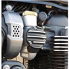 cafe 4 racer - Motone Carb Cover 1200 Ribbed Black - Motone Triumph Thruxton 