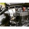 cafe 4 racer - Motone Carb Cover 1200 Ribbed Black - Motone Triumph Thruxton 