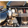 cafe 4 racer -  Motone TPS Carb/Throttle Body Cover - Pair - Union Jack - Black - Motone Triumph Thruxton 