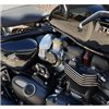 cafe 4 racer -  Motone TPS Carb/Throttle Body Cover - Pair - Union Jack - Black - Motone Triumph Thruxton 