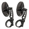cafe 4 racer - Motone AERONAUT Billet Mirror - Type S Stealth 80mm - Motone Bar end mirrors 