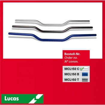 cafe 4 racer - Handlebar, XLX style 1" chrome - MCS Standard handlebars 