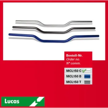 cafe 4 racer - ABM Handlebar Superbike Type 0229 červené - ABM Štandardné riaditká  4054783013111