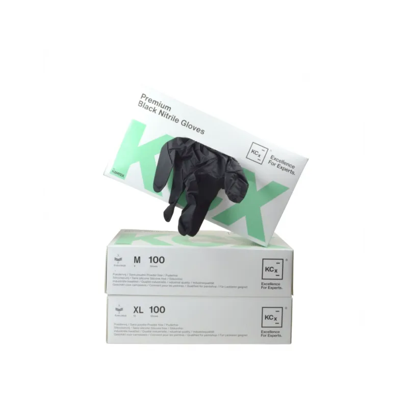 cafe 4 racer - Kemtex Černé Nitrilové Rukavice Premium Velikost M/8 100ks -  Jednorázové nitrilové rukavice 