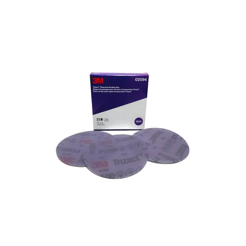 cafe 4 racer - 3M 02094Trizact abrasive foam disc P1500 Ø75 mm -  Other 