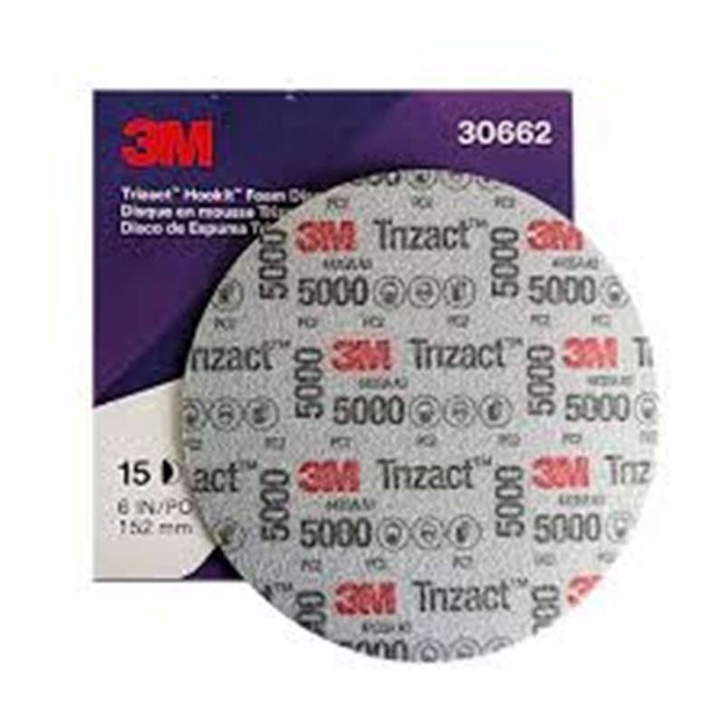 cafe 4 racer - 3M 30662 Trizact Hookit Foam Sanding Disc P5000 Ø150 mm -  Other 