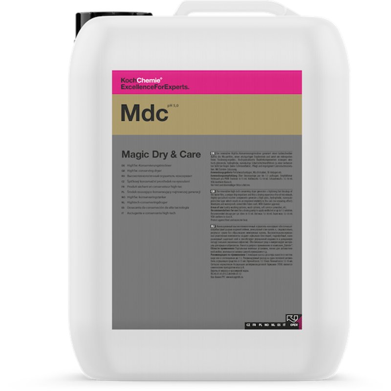 cafe 4 racer - Koch Chemie Magic Dry & Care (Mdc) – Drying and Protective Wax 10L -  Chemicals for washing lines 