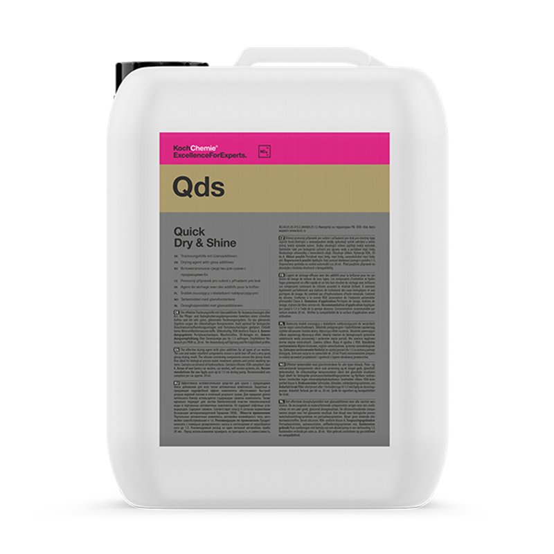 cafe 4 racer - Koch Chemie Quick Dry & Shine (Qds) – Sušiaci prípravok s leskom 20L -  Aktívne peny na auto 