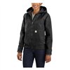 cafe 4 racer - Carhartt Praný zateplený dámský kabát černý - Carhartt Bundy 