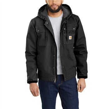 cafe 4 racer - Carhartt Utility sherpa-lined jacket black - Carhartt Jackets 